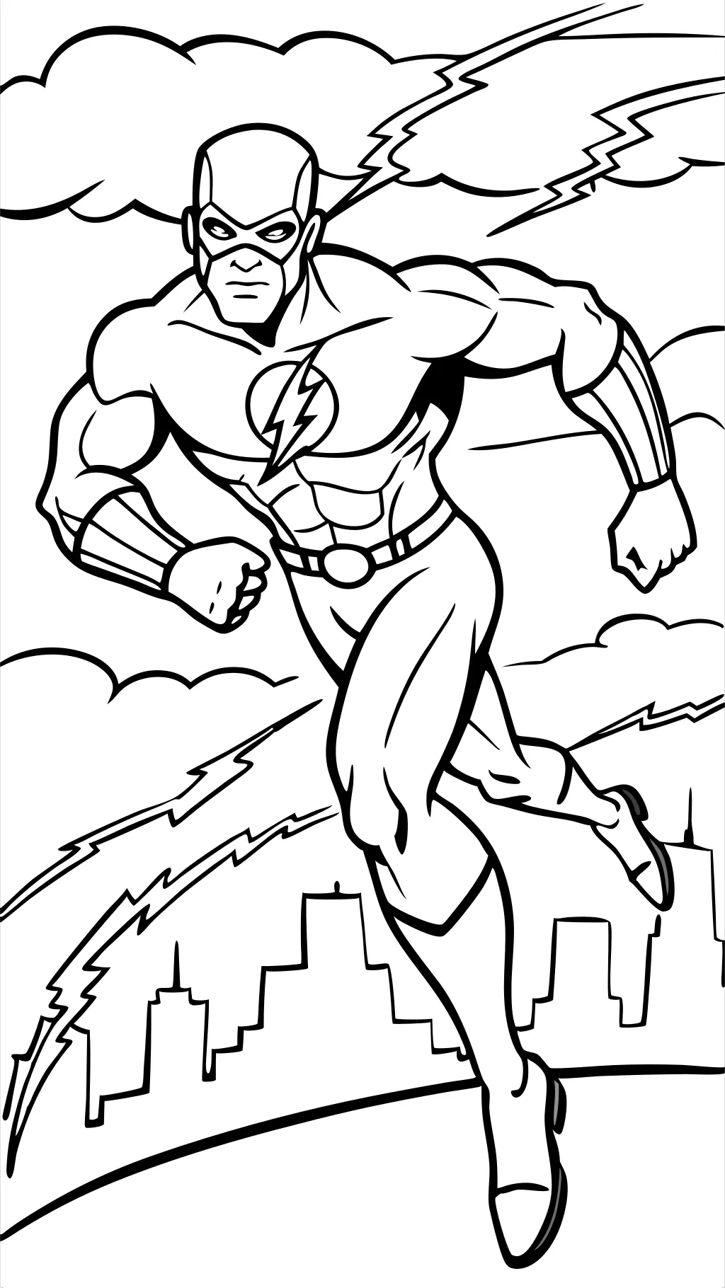 coloriage flash